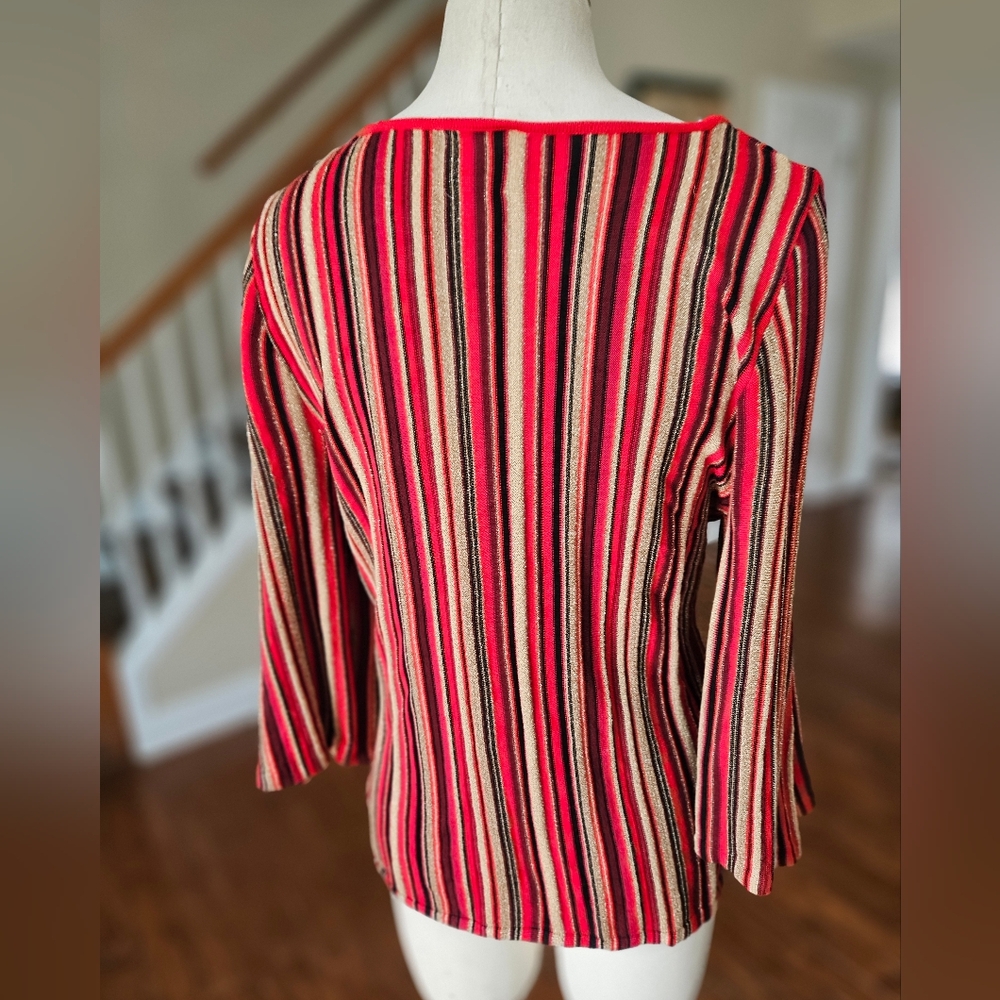 Ruby Rd. Metallic Top Large - Picture 3 of 4